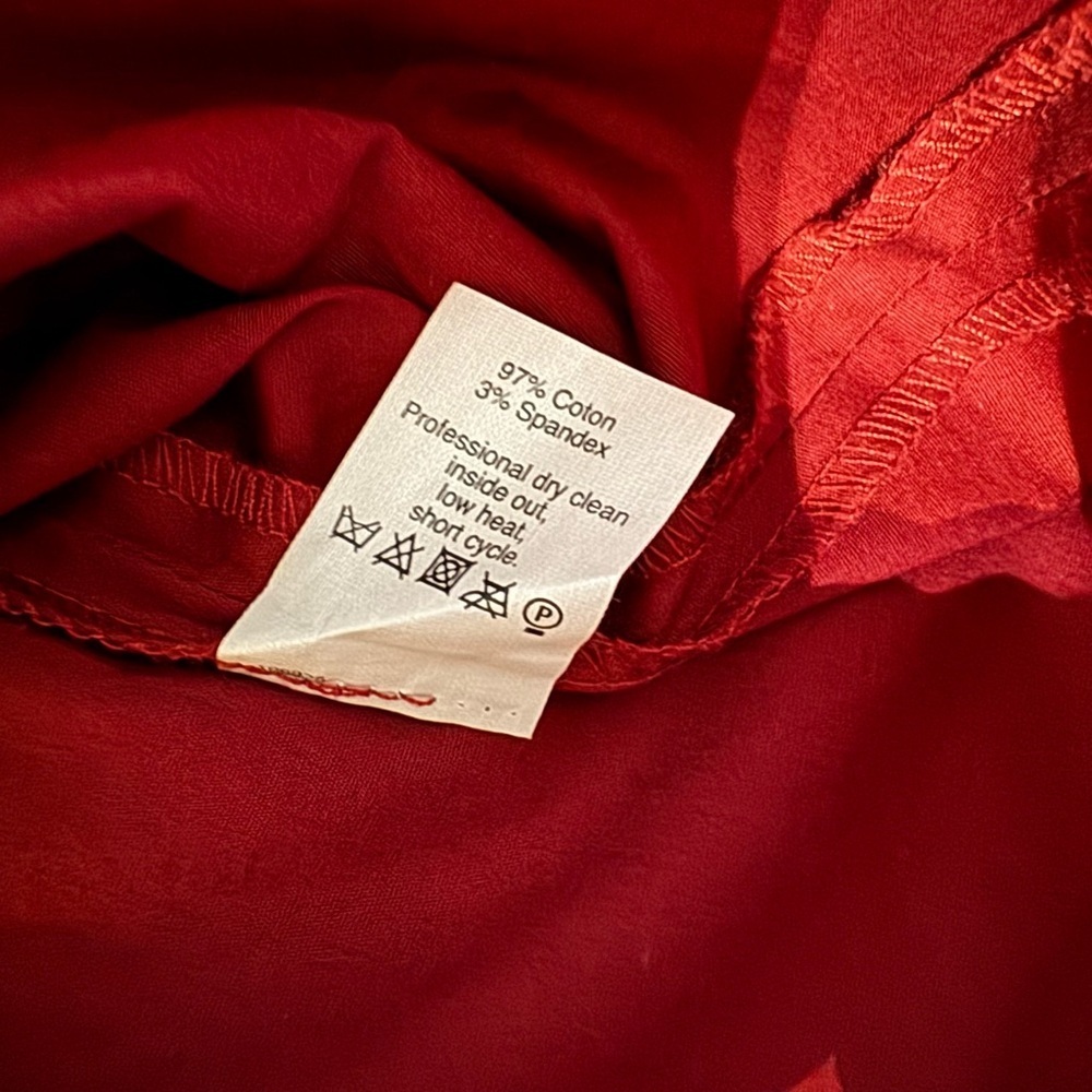 J. Crew Burgundy Red Jeweled Neckline Short Sleeve Blouse Top - Size 4 - Picture 6 of 6